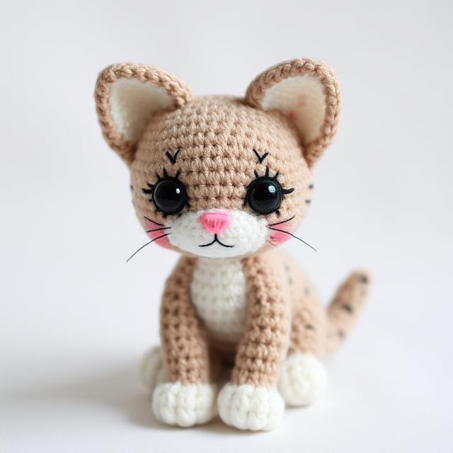 Crochet Kitten Pattern in PDF